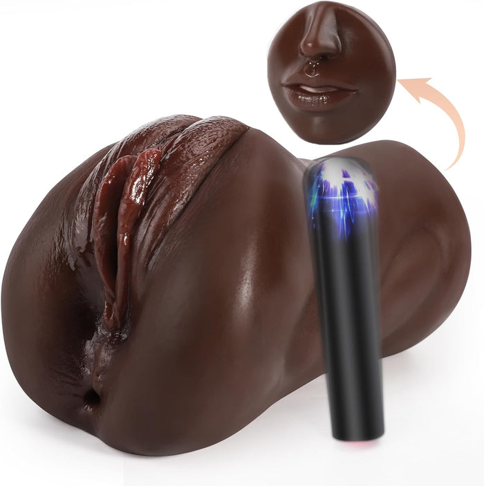 TripleTease Vibrating Bullet Pocket Pussy Stroker