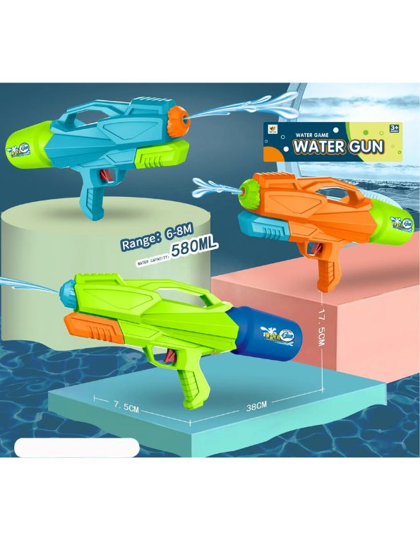 TsunamiForce 50 – Ultra-Powerful High-Capacity Nozzle Water Blaster for Holi, Beach Battles & Summer Pool Play - Green.