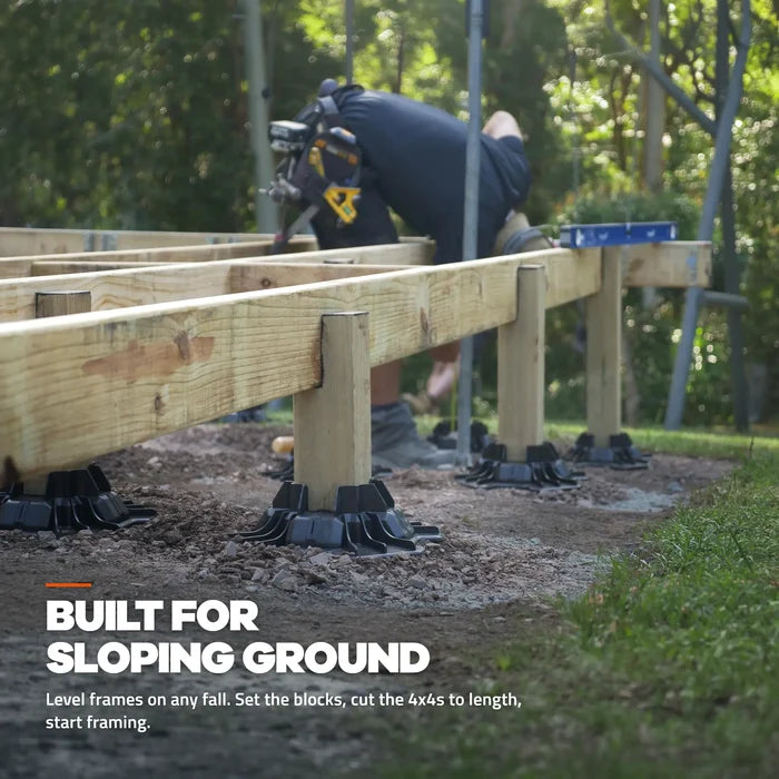TuffBlock Deck Blocks - No-Dig Instant Foundation System