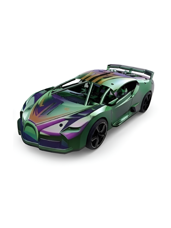 Turbo 4-Channel Remote Control Car Rechargeable RC Supercar Toy with Openable Doors TV7255.
