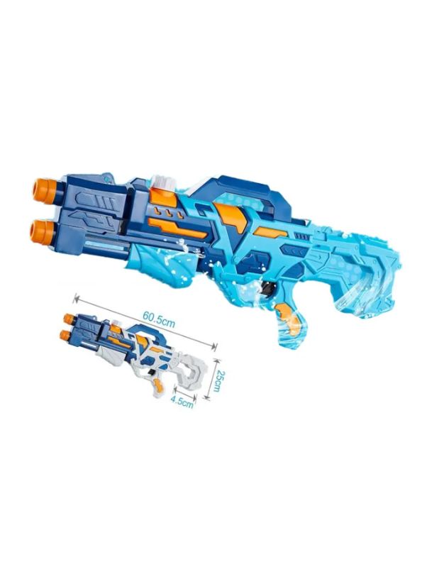 TwinTide X2 - Twin Surge Aqua Shooter | High-Pressure Long-Range Fun - Best Holi Blaster for Kids & Adults LMI11847.