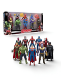 Ultimate 10-Piece Superhero Action Figure Collectible Set (15cm) with Battle Accessories TV510