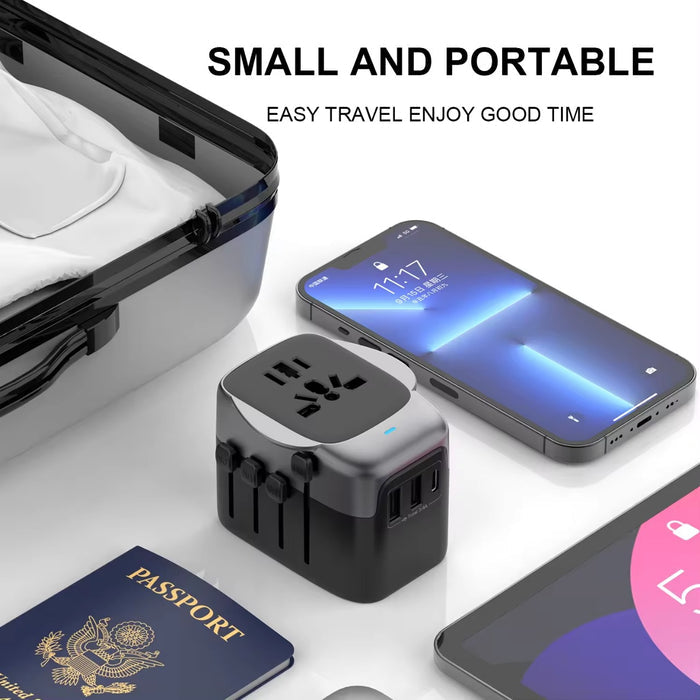 Universal Travel Adapter With USB and Type c