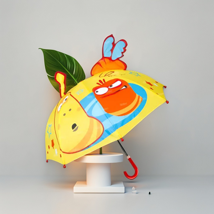 VeggieFun - Kids Cartoon Vegetable Umbrella with Cute Carrot & Potato Design NOV6221.