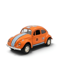 Vintage Volkswagen Beetle Diecast Model Car 1:36 Gulf Racing Livery Collectible Metal Miniature TV7260