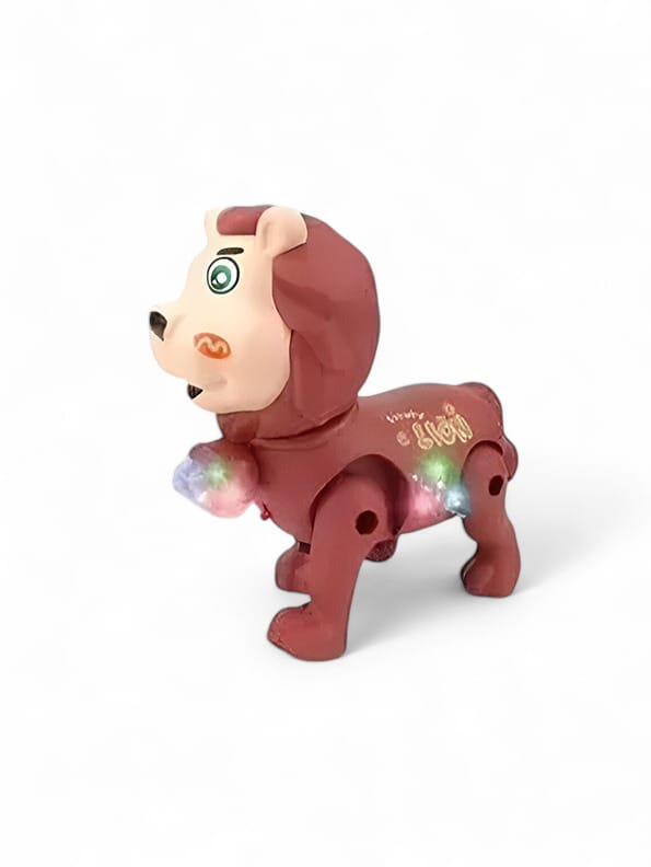 Walking Lion Toy For Kids - Brown (MS-O-24) - Toyloft