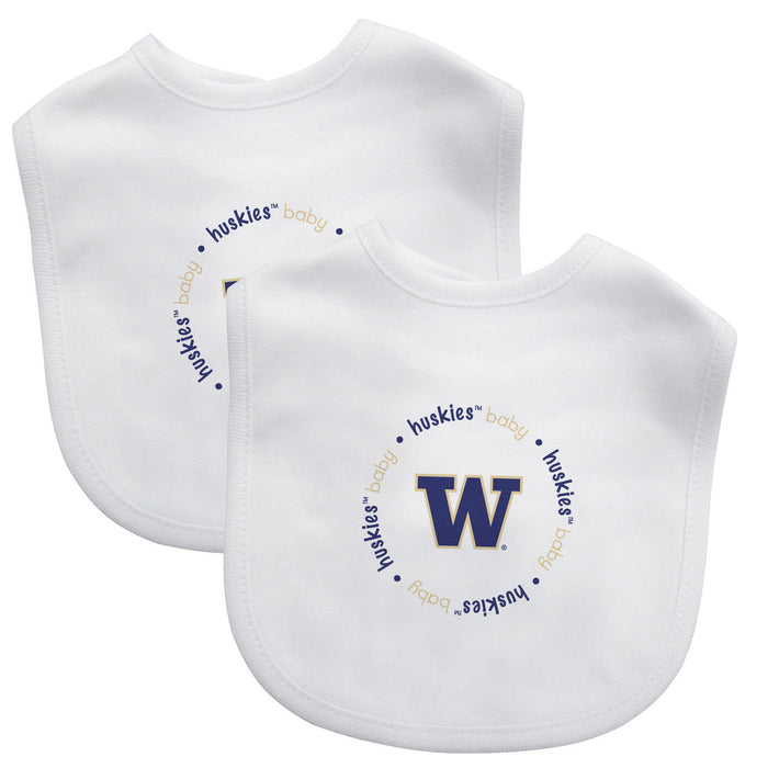Washington Huskies Baby Bib 2 Pack-0