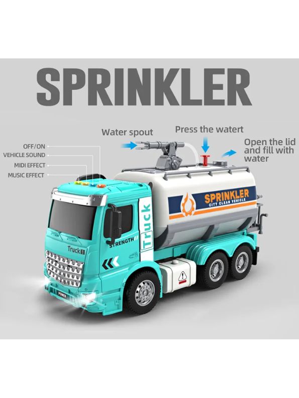 Water Tanker Carrier – Durable, Push & Go Vehicle Toy for Boys & Girls NX15049.