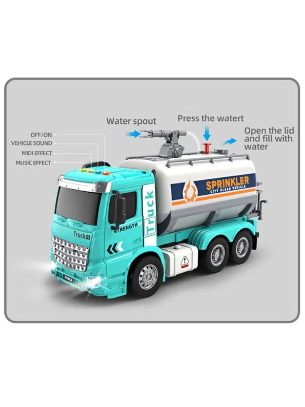 Water Tanker Carrier – Durable, Push & Go Vehicle Toy for Boys & Girls NX15049.