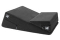 Wedge/Ramp Combo Male Packaging Black Microfiber