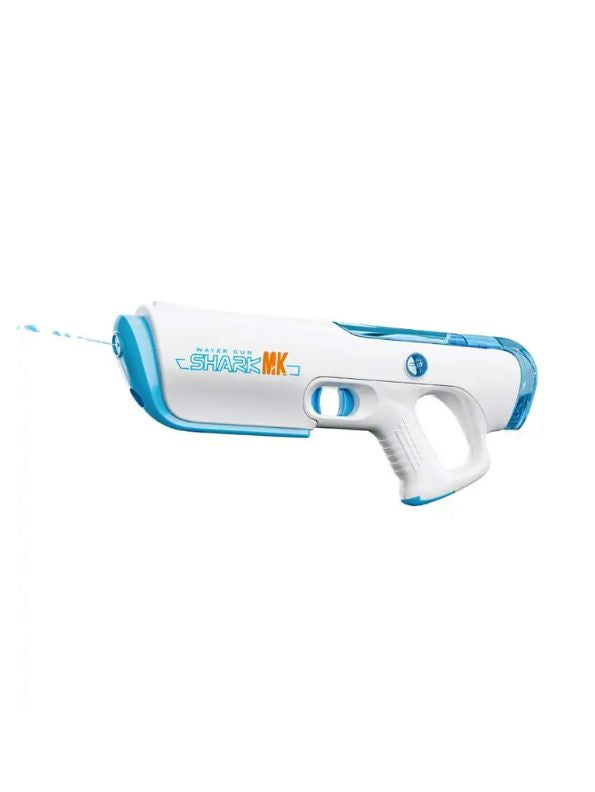 White - AquaPulse X1 Automatic Filling Water Gun Pichkari – Rechargeable High-Pressure Pulse Water Blaster for Adults