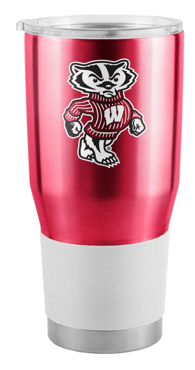 Wisconsin Badgers Travel Tumbler 30oz Stainless Steel-0