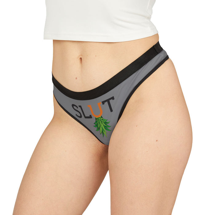 Women’s Thong "Upside Down Pineapple" — Slut Graphic