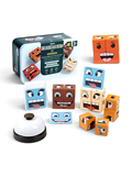 Wooden Face-Changing Expression Blocks Game | Interactive Montessori Educational Puzzle Toy for Kids TV5369