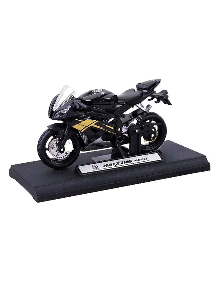 Yamaha Mini Diecast Bike Metal Model Motorcycle - Black (MD-17) - Toyloft