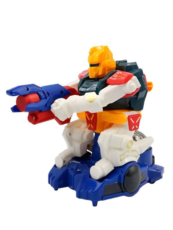 Yellow - RoboGladiator - Mini Mecha Warrior Robot Toy | Intelligent Design, Lights & Music, Dancing & Rotating Action for Kids - MS13964.