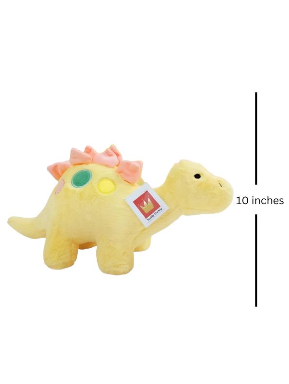 Yellow - Tyra Dragon - Premium Ultra-Soft Stuffed Plush Toy for Kids and Elegant Home Décor | 10 inches - MS14505.