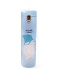 Zoopy – Cute Print Kids Water Bottle 500ml Stainless Steel with Push Button Lid | Leak-Proof & BPA-Free NOV7104.
